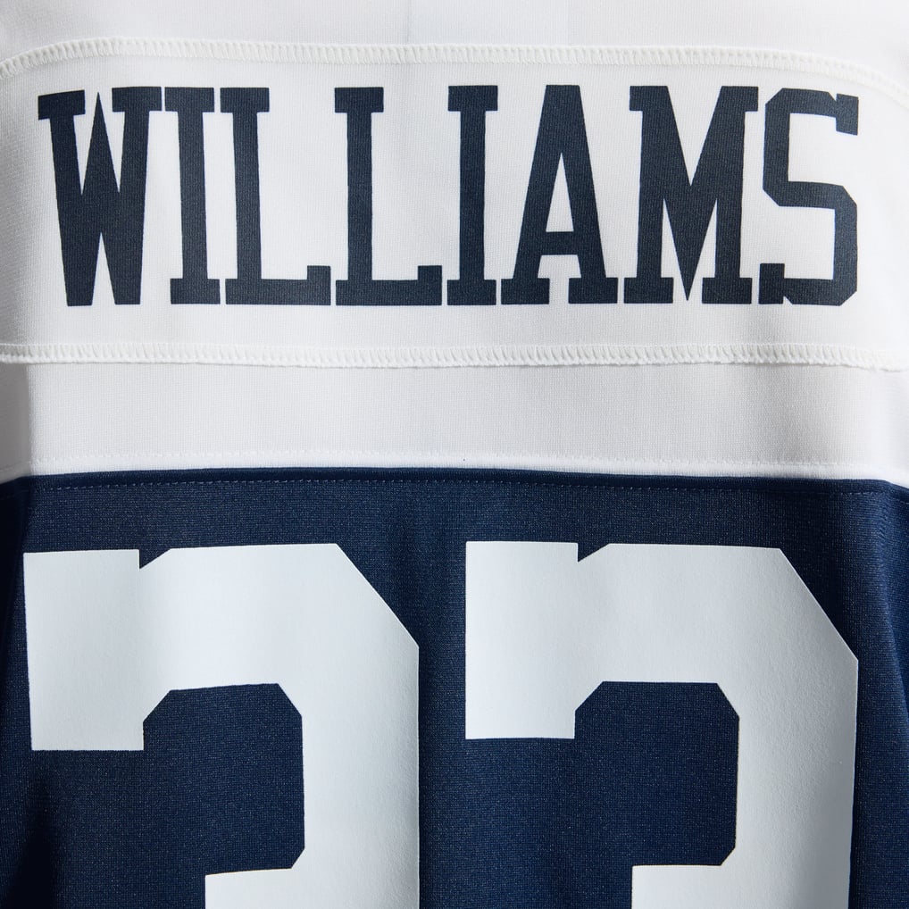 Men's Dallas Cowboys Javonte Williams Navy Alternate Game Jersey