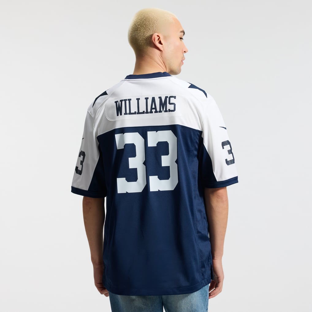 Men's Dallas Cowboys Javonte Williams Navy Alternate Game Jersey