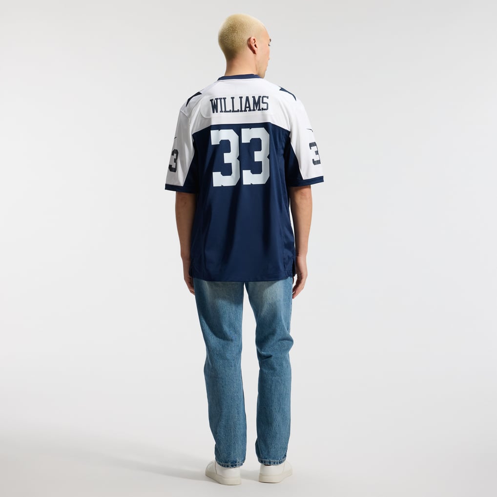 Men's Dallas Cowboys Javonte Williams Navy Alternate Game Jersey