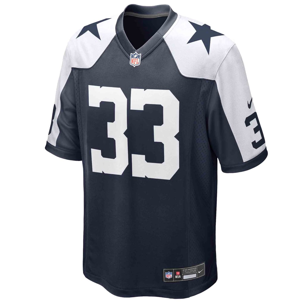 Men's Dallas Cowboys Javonte Williams Navy Alternate Game Jersey
