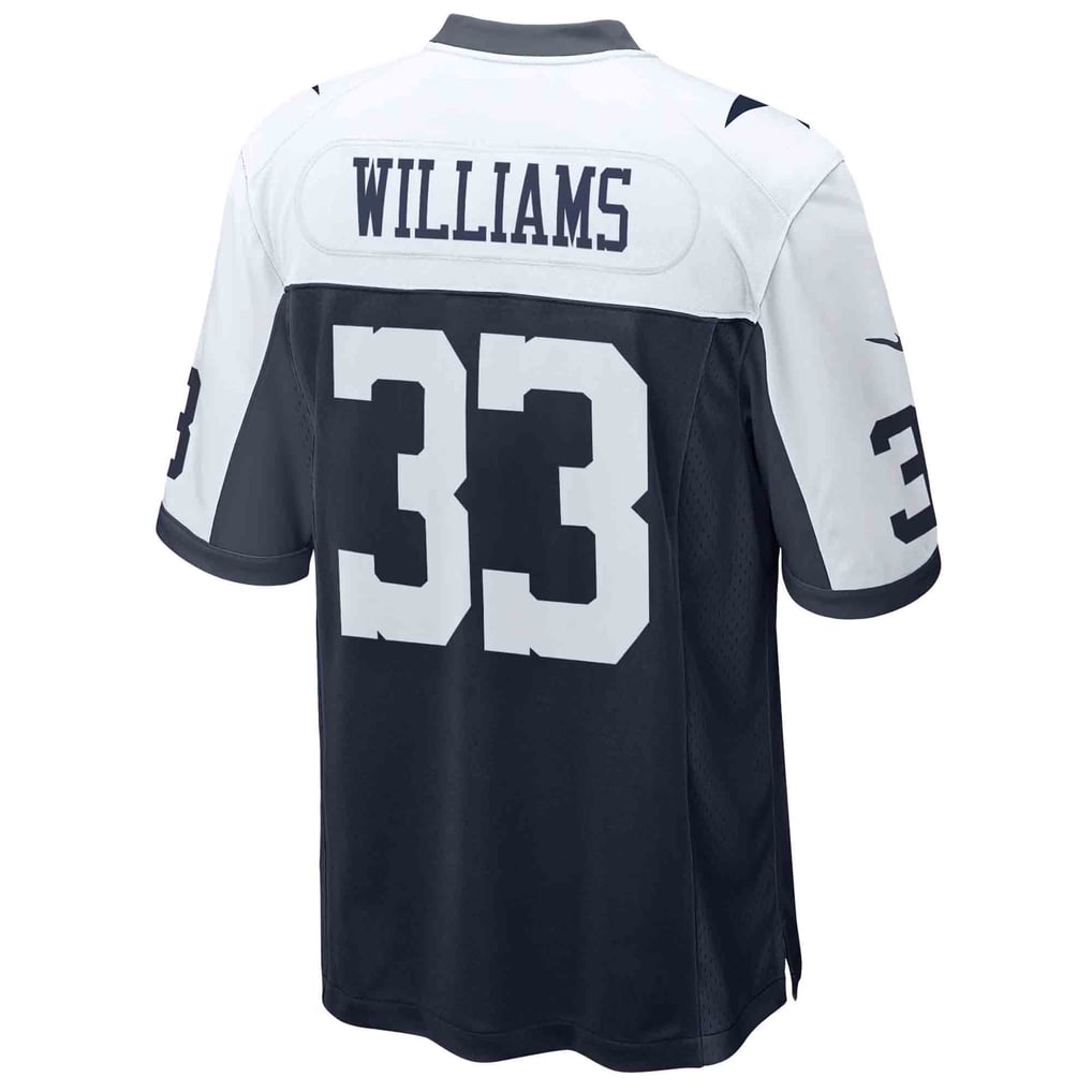 Men's Dallas Cowboys Javonte Williams Navy Alternate Game Jersey