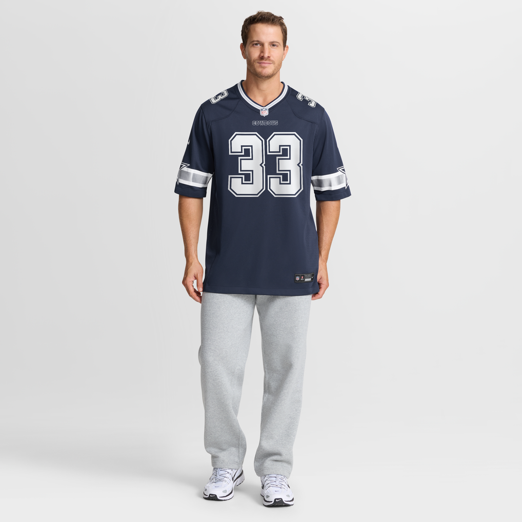 Men's Dallas Cowboys Javonte Williams Navy Team Game Jersey