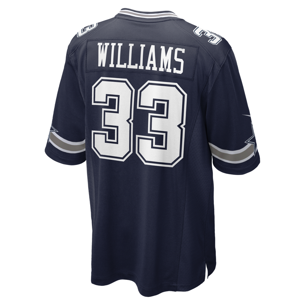 Men's Dallas Cowboys Javonte Williams Navy Team Game Jersey