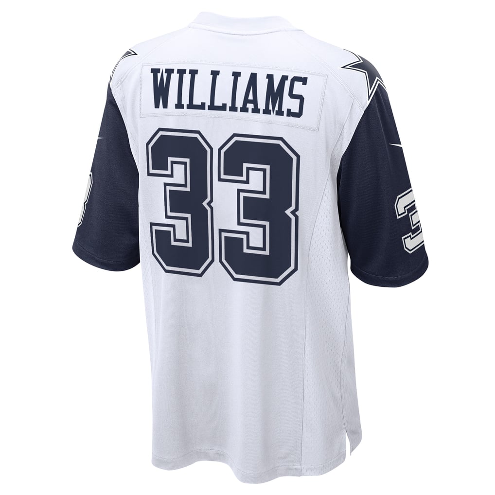 Men's Dallas Cowboys Javonte Williams White Alternate Game Jersey