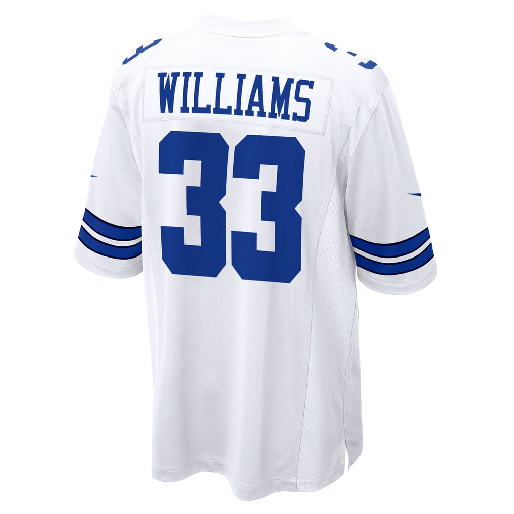 Men's Dallas Cowboys Javonte Williams White Game Jersey