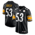 Men's Pittsburgh Steelers JaWhaun Bentley Black Team Game Jersey