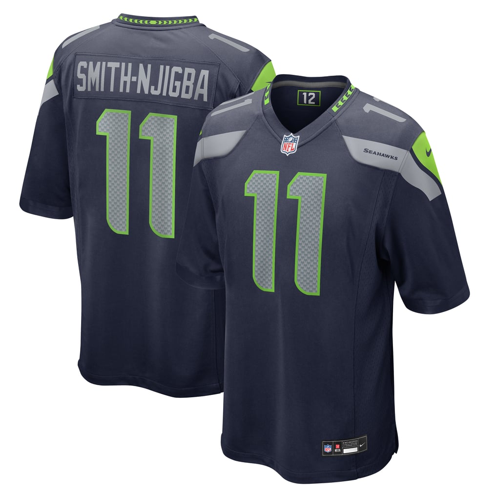 Men's Seattle Seahawks Jaxon Smith-Njigba College Navy Game Jersey