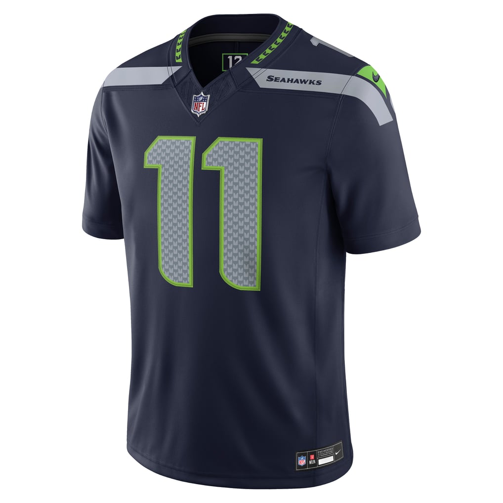 Men's Seattle Seahawks Jaxon Smith-Njigba College Navy Team Vapor F.U.S.E. Stitched Limited Jersey