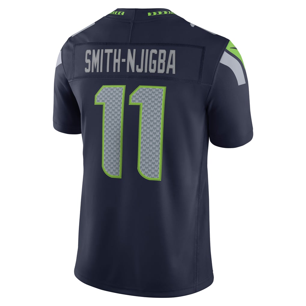 Men's Seattle Seahawks Jaxon Smith-Njigba College Navy Team Vapor F.U.S.E. Stitched Limited Jersey