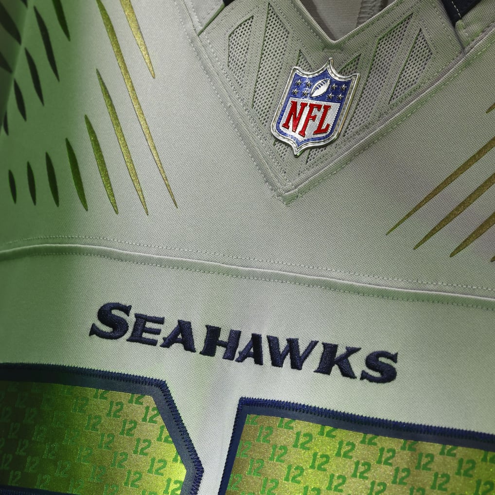 Men's Seattle Seahawks Jaxon Smith-Njigba Gray Rivalries Collection Stitched Limited Jersey