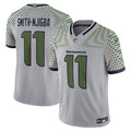 Men's Seattle Seahawks Jaxon Smith-Njigba Gray Rivalries Collection Stitched Limited Jersey