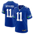 Men's Seattle Seahawks Jaxon Smith-Njigba Royal Throwback Player Game Jersey