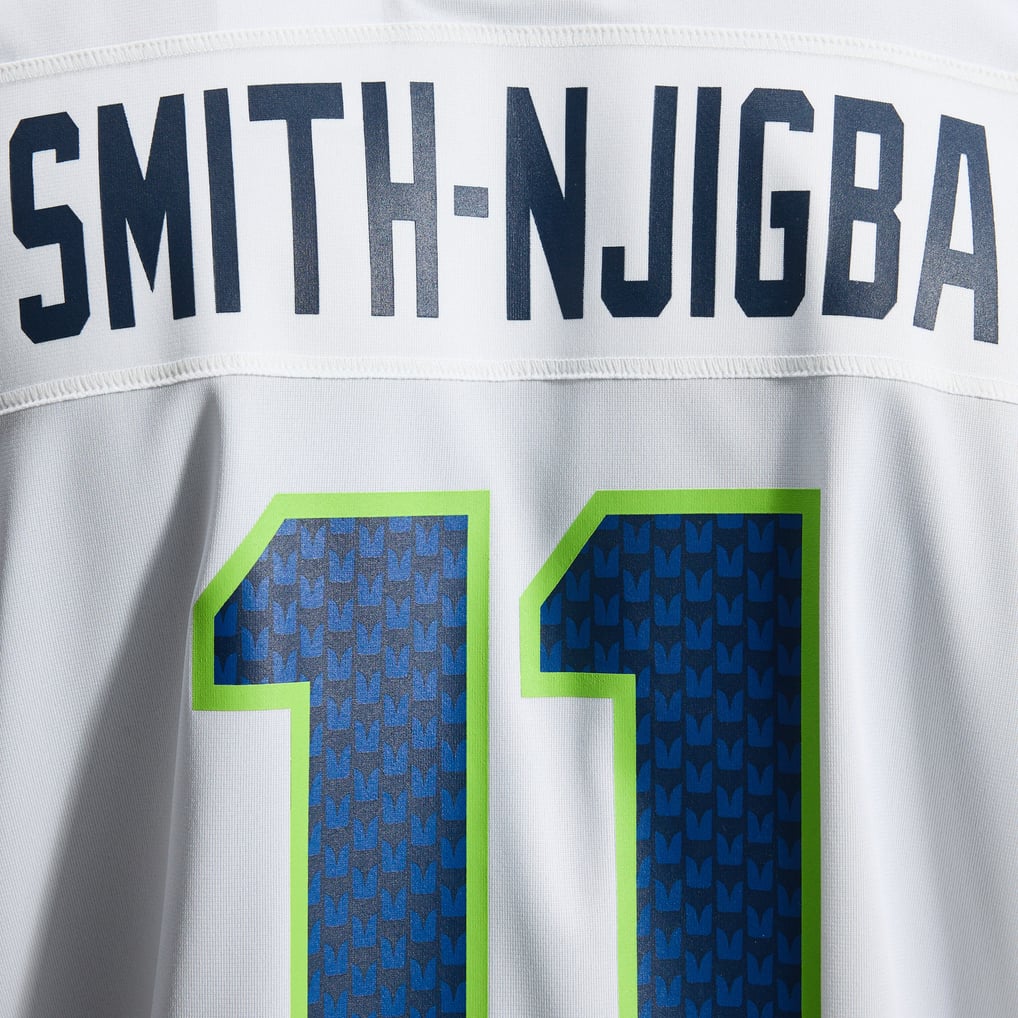Men's Seattle Seahawks Jaxon Smith-Njigba White Game Jersey