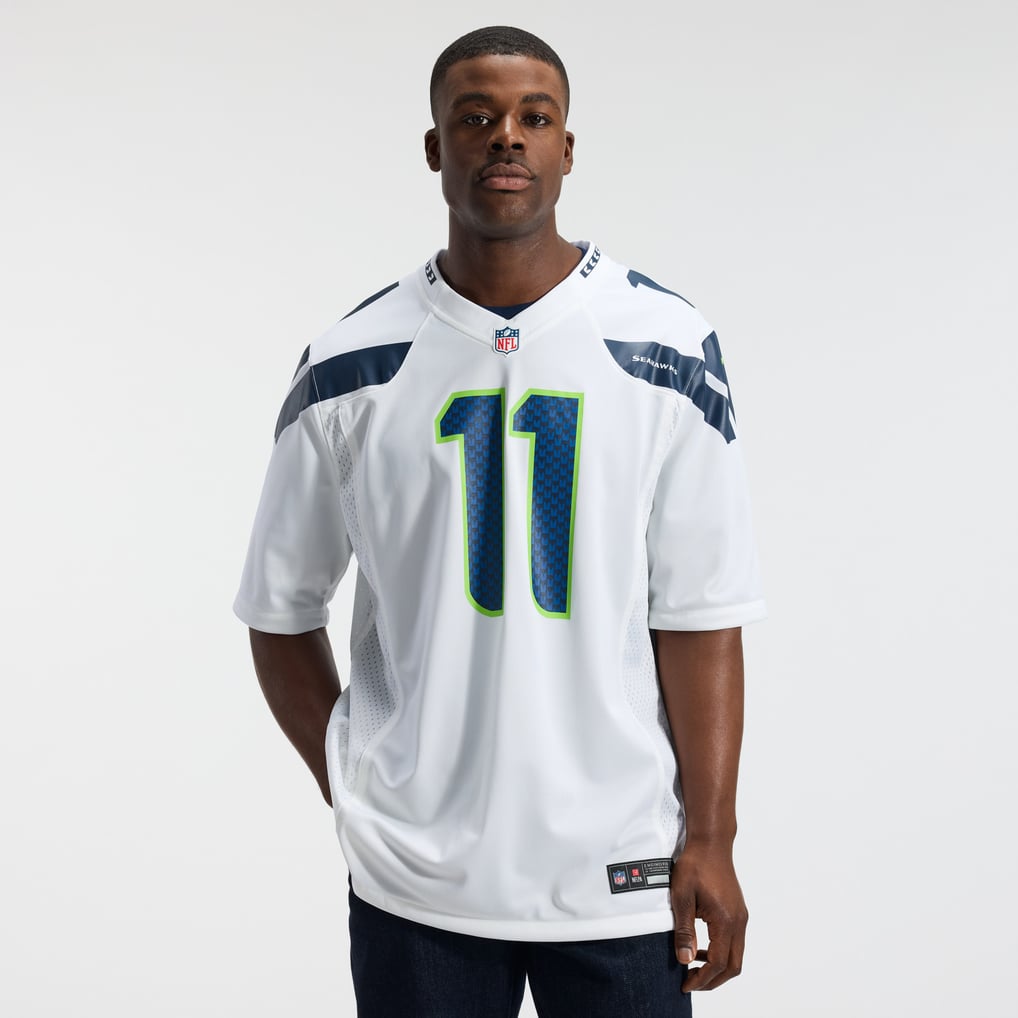 Men's Seattle Seahawks Jaxon Smith-Njigba White Game Jersey