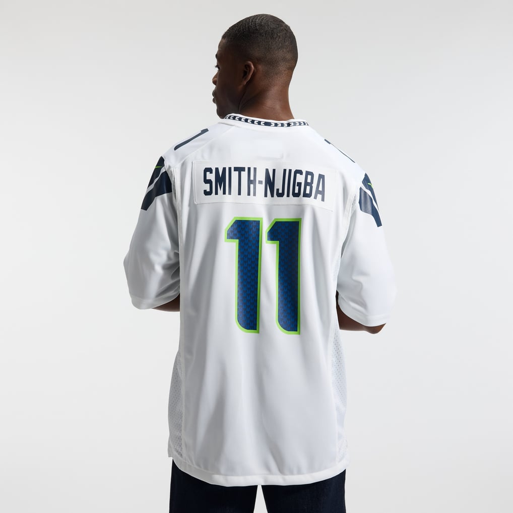 Men's Seattle Seahawks Jaxon Smith-Njigba White Game Jersey
