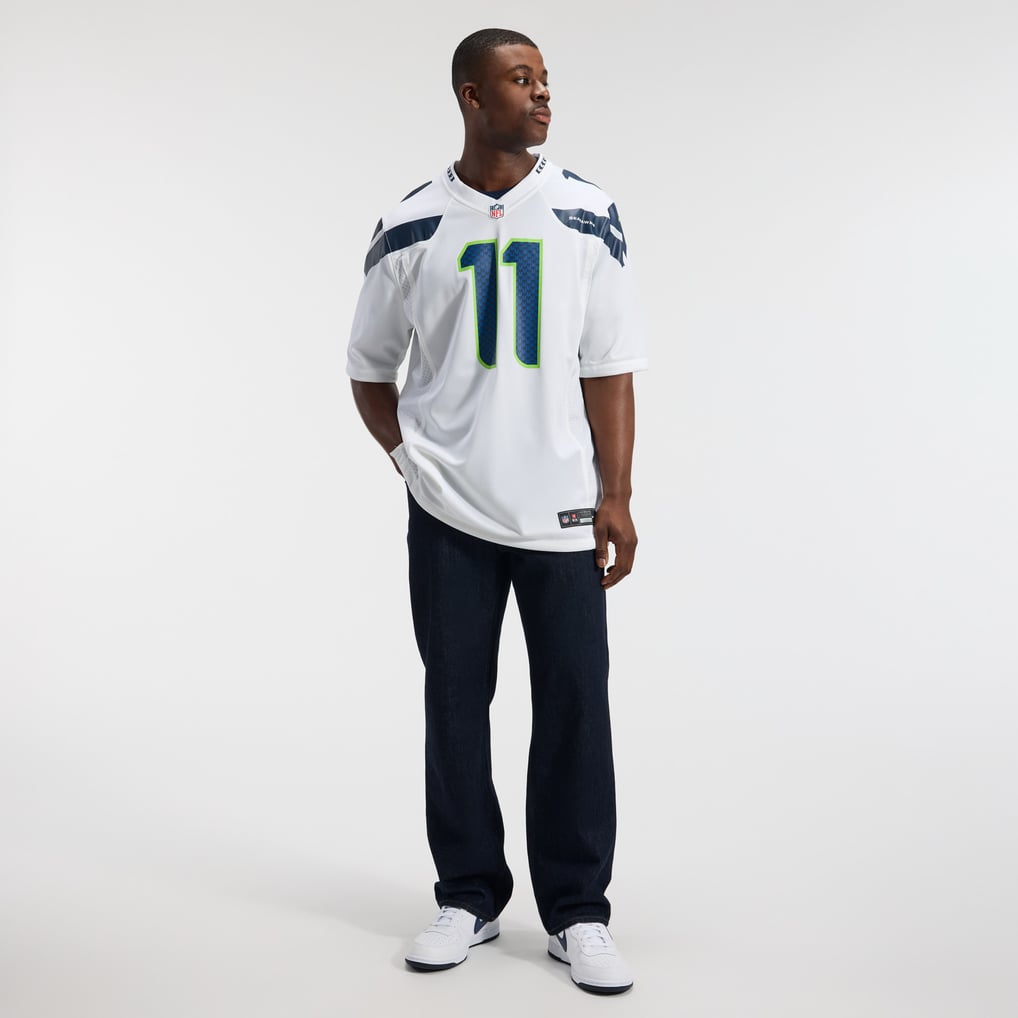 Men's Seattle Seahawks Jaxon Smith-Njigba White Game Jersey