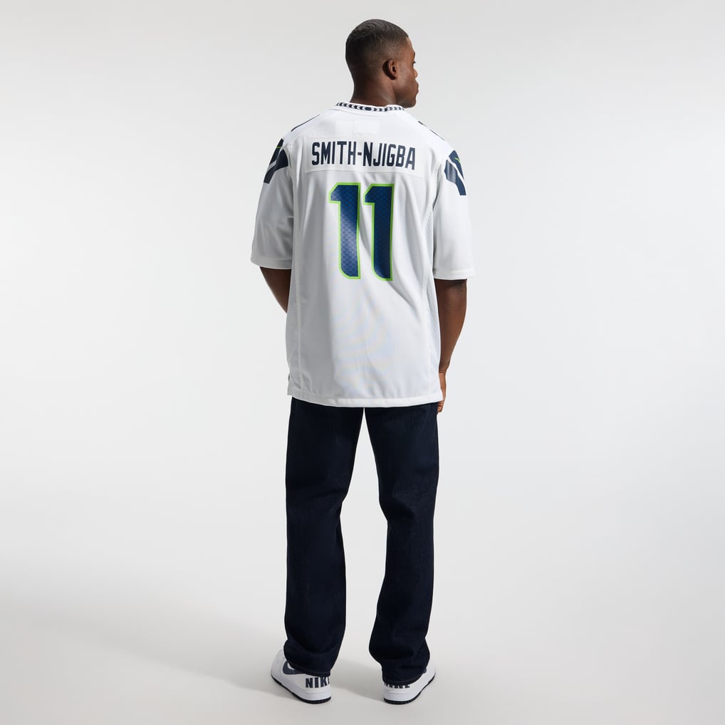 Men's Seattle Seahawks Jaxon Smith-Njigba White Game Jersey