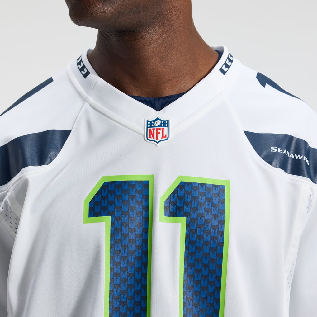 Men's Seattle Seahawks Jaxon Smith-Njigba White Game Jersey