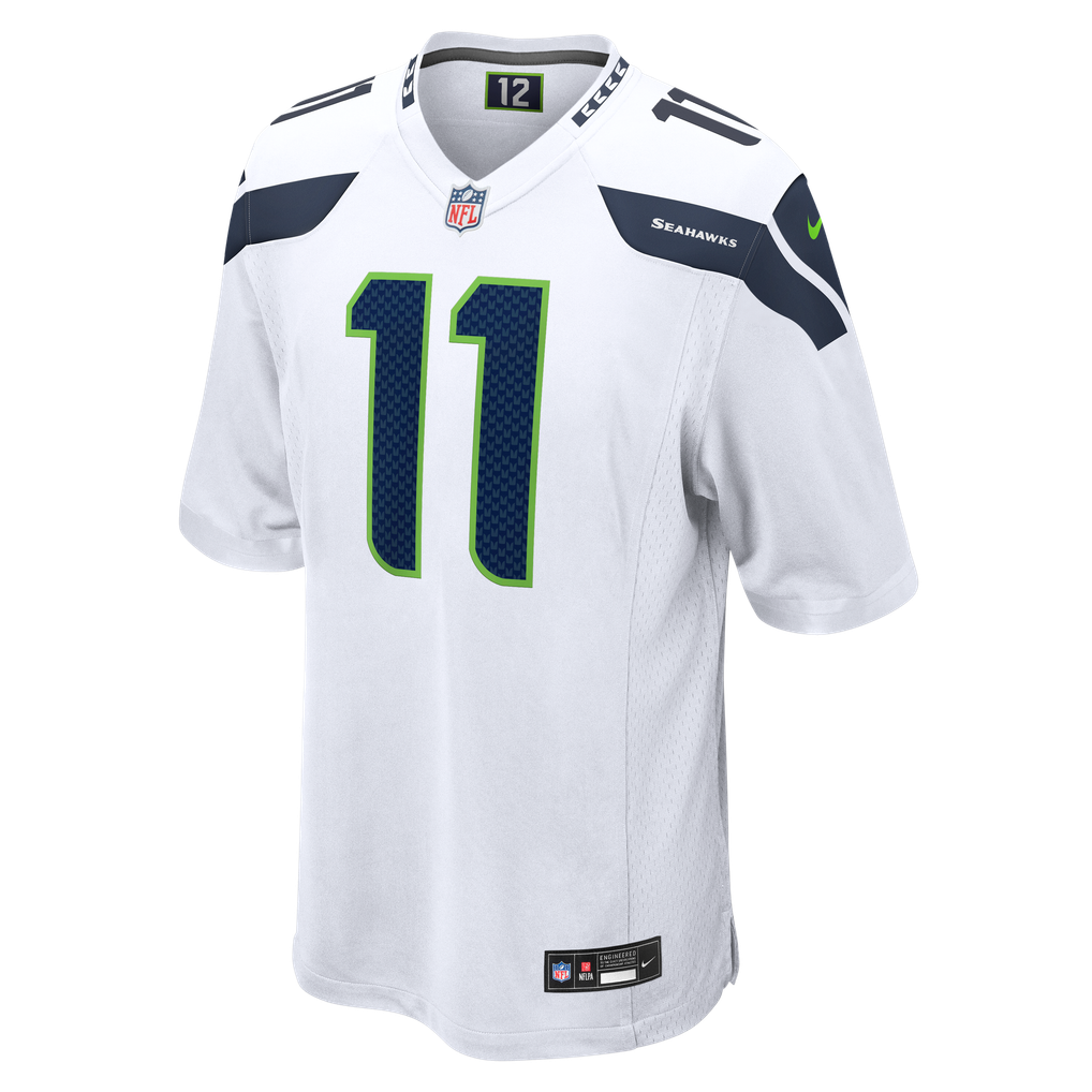 Men's Seattle Seahawks Jaxon Smith-Njigba White Game Jersey