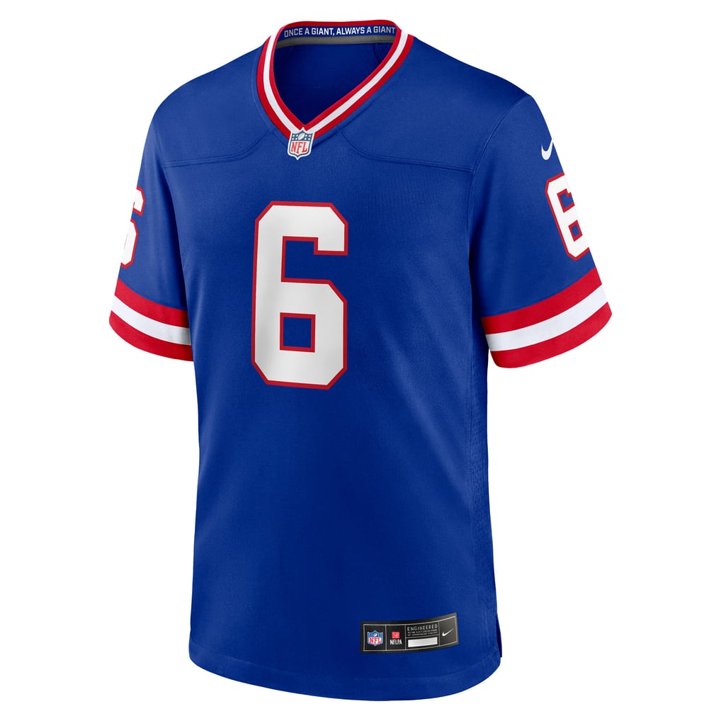 Men's New York Giants Jaxson Dart Royal Alternate 2 Classic Game Jersey