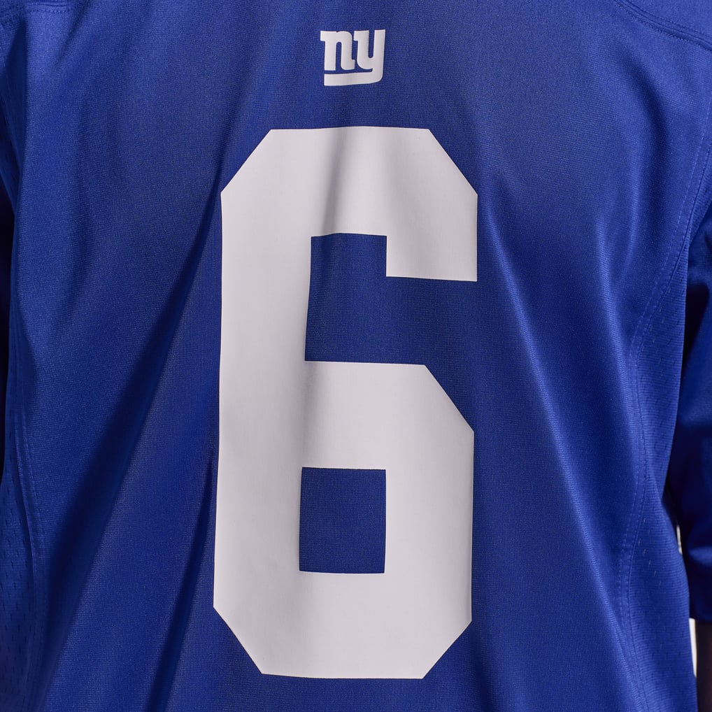 Men's New York Giants Jaxson Dart Royal Team Game Jersey