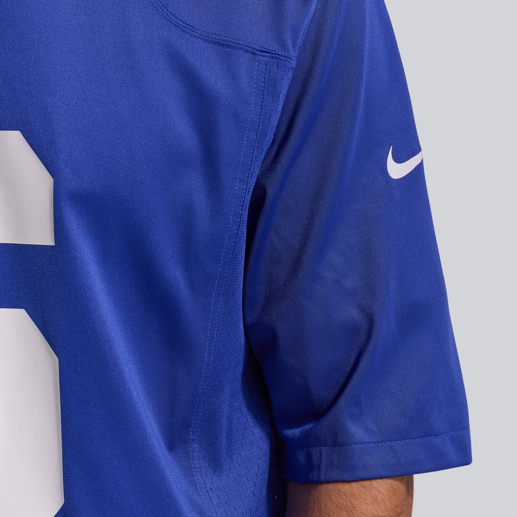 Men's New York Giants Jaxson Dart Royal Team Game Jersey
