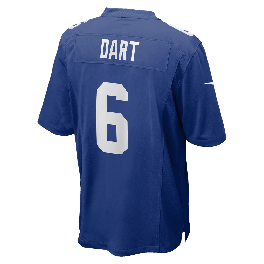 Men's New York Giants Jaxson Dart Royal Team Game Jersey