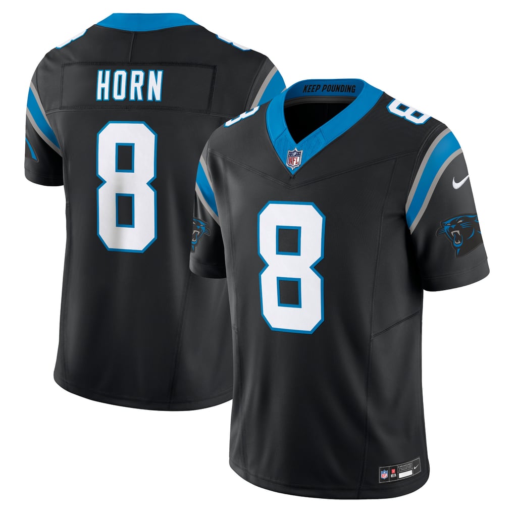 Men's Carolina Panthers Jaycee Horn Black Vapor F.U.S.E. Limited Jersey