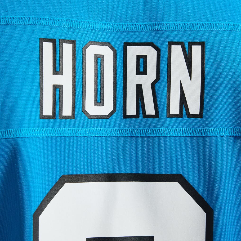 Men's Carolina Panthers Jaycee Horn Blue Alternate Game Jersey