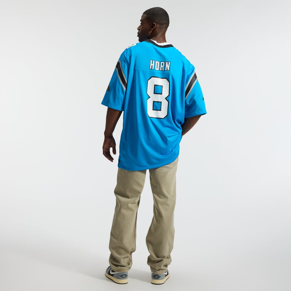 Men's Carolina Panthers Jaycee Horn Blue Alternate Game Jersey
