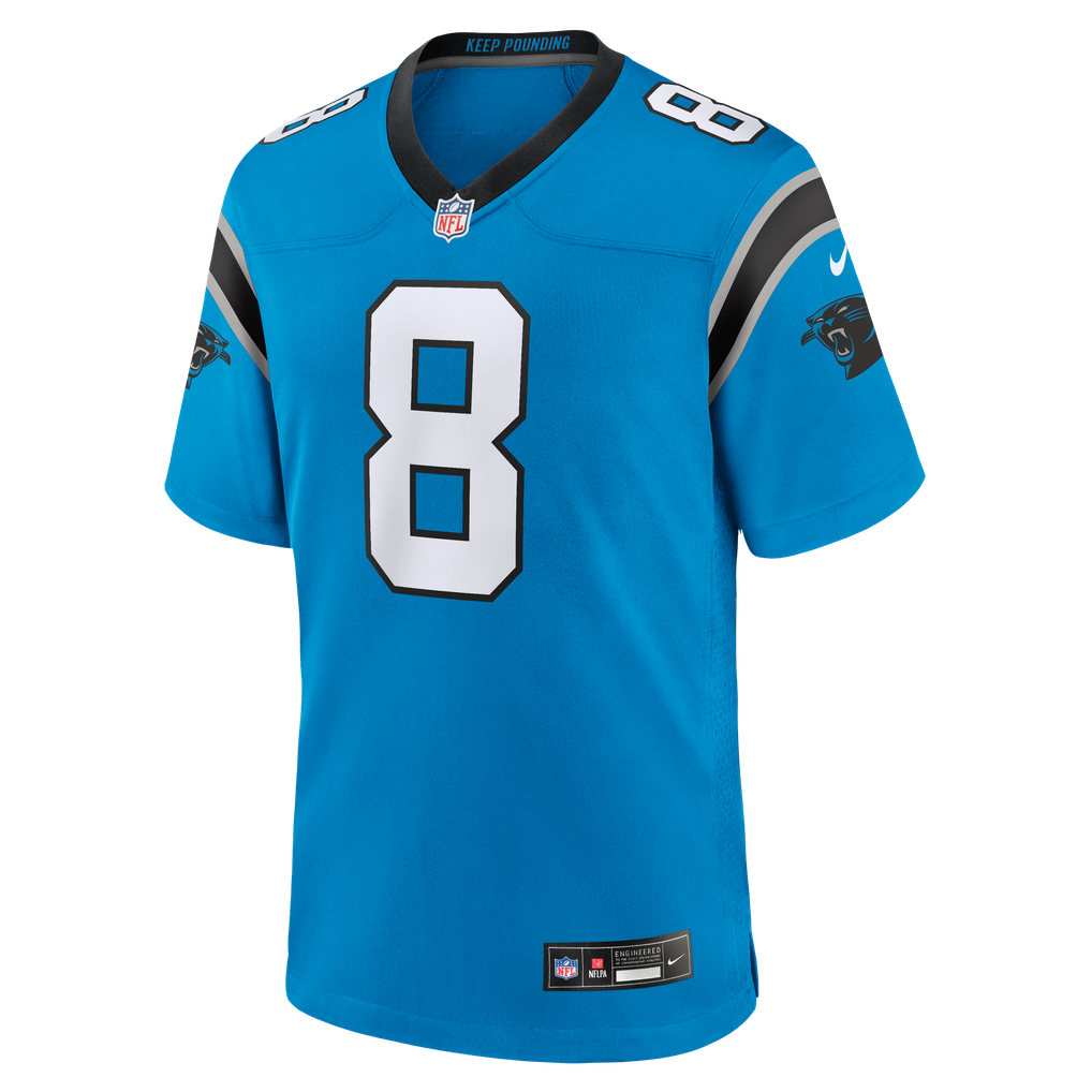 Men's Carolina Panthers Jaycee Horn Blue Alternate Game Jersey