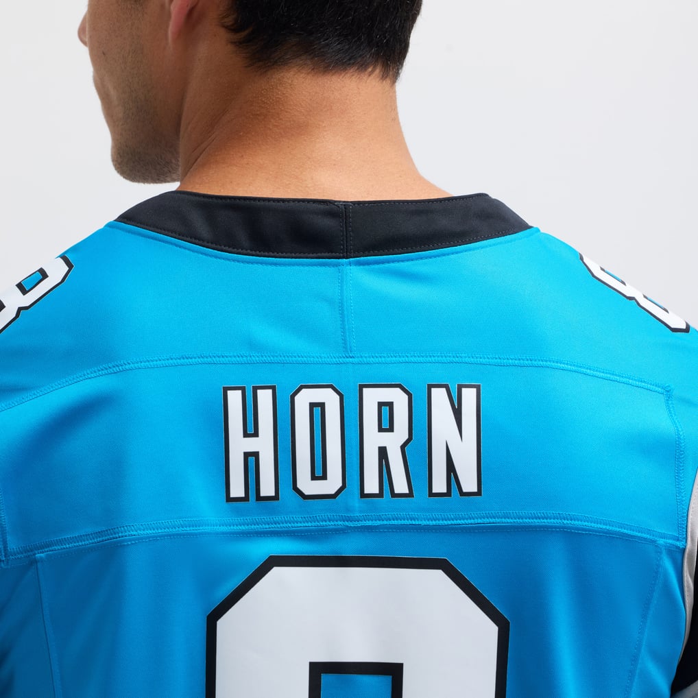 Men's Carolina Panthers Jaycee Horn Blue Vapor F.U.S.E. Limited Jersey