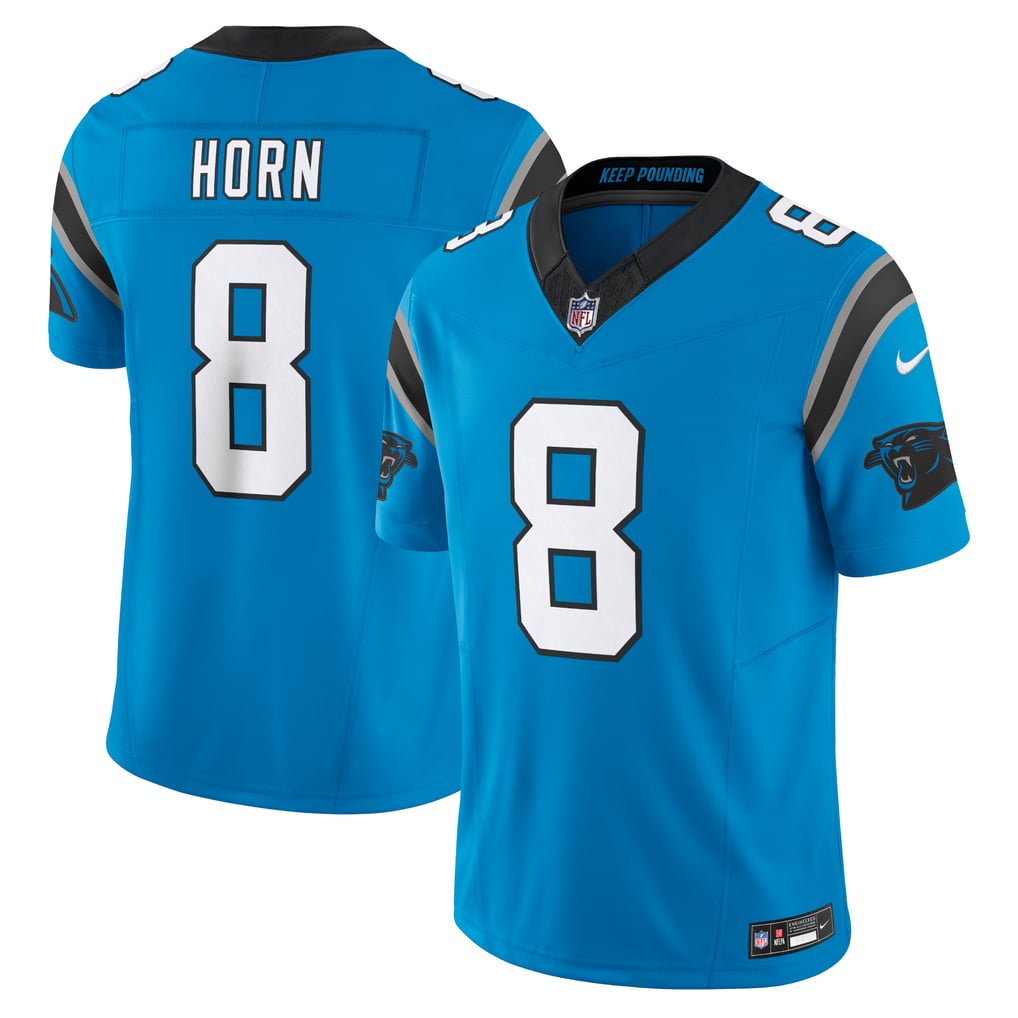 Men's Carolina Panthers Jaycee Horn Blue Vapor F.U.S.E. Limited Jersey