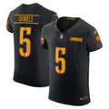 Men's Washington Commanders Jayden Daniels Black Alternate Vapor F.U.S.E. Elite Jersey