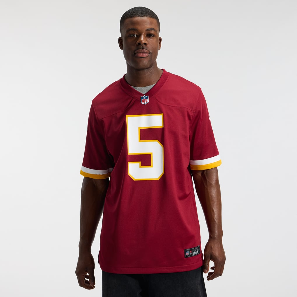 Men's Washington Commanders Jayden Daniels Burgundy Game Jersey