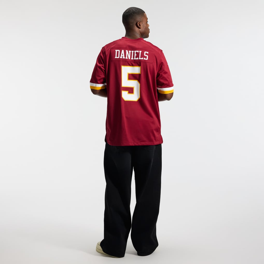 Men's Washington Commanders Jayden Daniels Burgundy Game Jersey