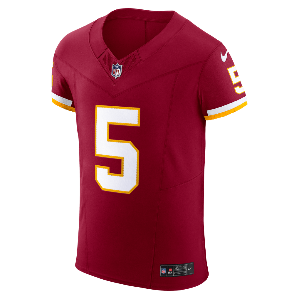 Men's Washington Commanders Jayden Daniels Burgundy Team Vapor F.U.S.E. Elite Jersey