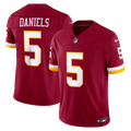 Men's Washington Commanders Jayden Daniels Burgundy Team Vapor F.U.S.E. Stitched Limited Jersey