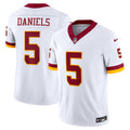 Men's Washington Commanders Jayden Daniels White Vapor F.U.S.E. Limited Super Bowl Era Jersey