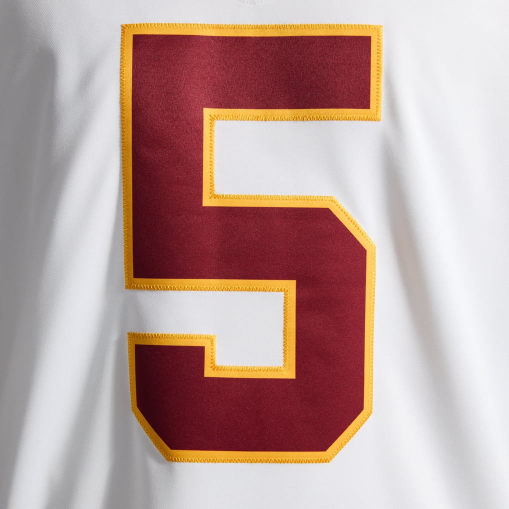 Men's Washington Commanders Jayden Daniels White Vapor F.U.S.E. Stitched Limited Jersey