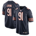 Men's Chicago Bears Jayden Loving Navy Team Game Jersey