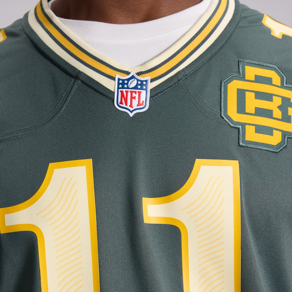 Men's Green Bay Packers Jayden Reed Green 2026 Rivalries Collection Game Jersey