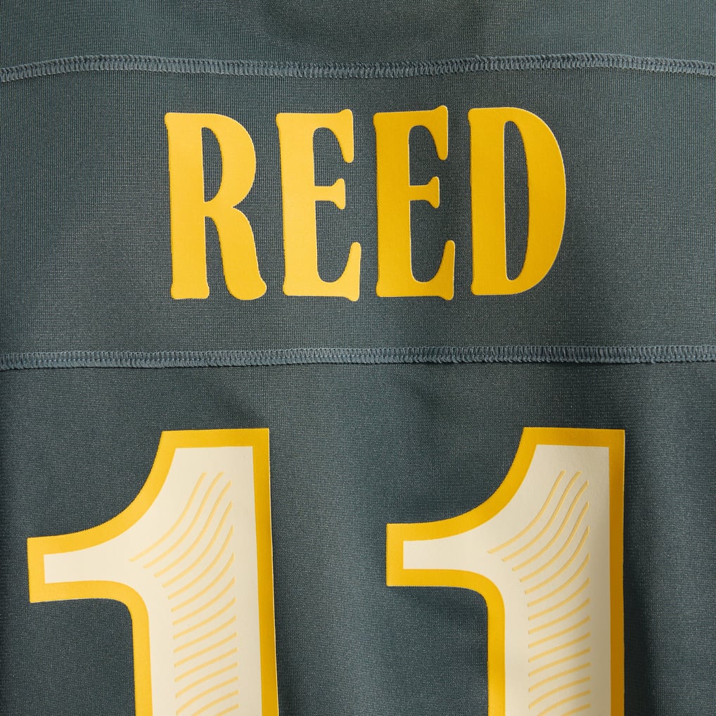 Men's Green Bay Packers Jayden Reed Green 2026 Rivalries Collection Game Jersey