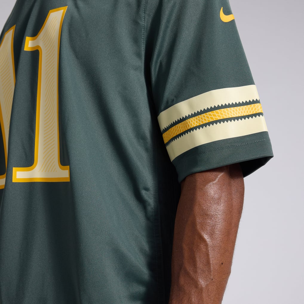 Men's Green Bay Packers Jayden Reed Green 2026 Rivalries Collection Game Jersey