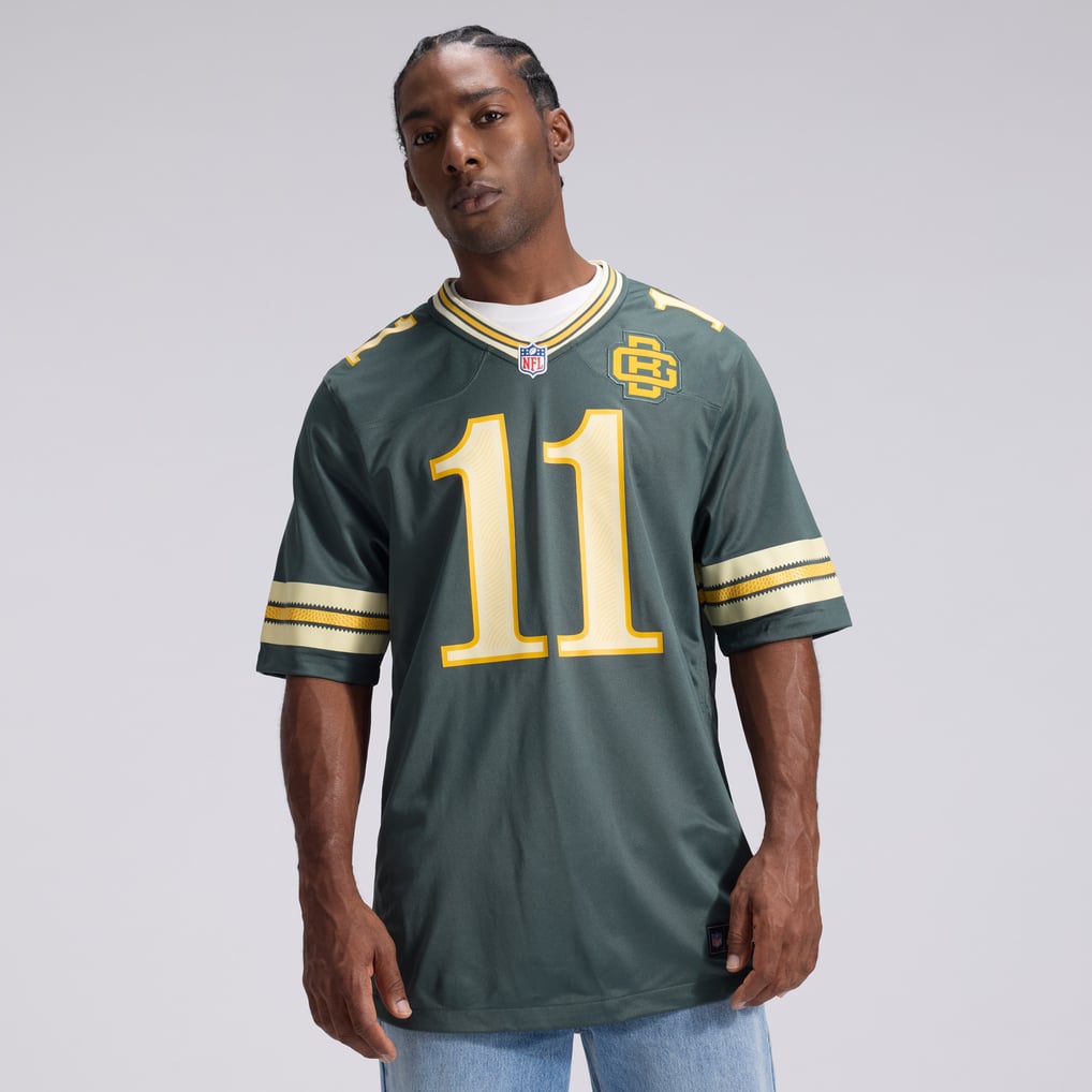 Men's Green Bay Packers Jayden Reed Green 2026 Rivalries Collection Game Jersey