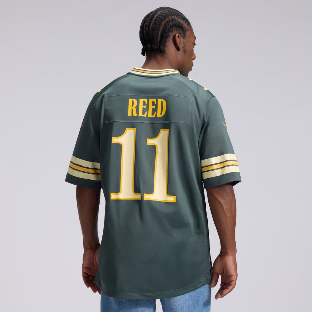 Men's Green Bay Packers Jayden Reed Green 2026 Rivalries Collection Game Jersey
