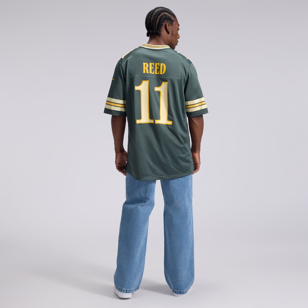 Men's Green Bay Packers Jayden Reed Green 2026 Rivalries Collection Game Jersey