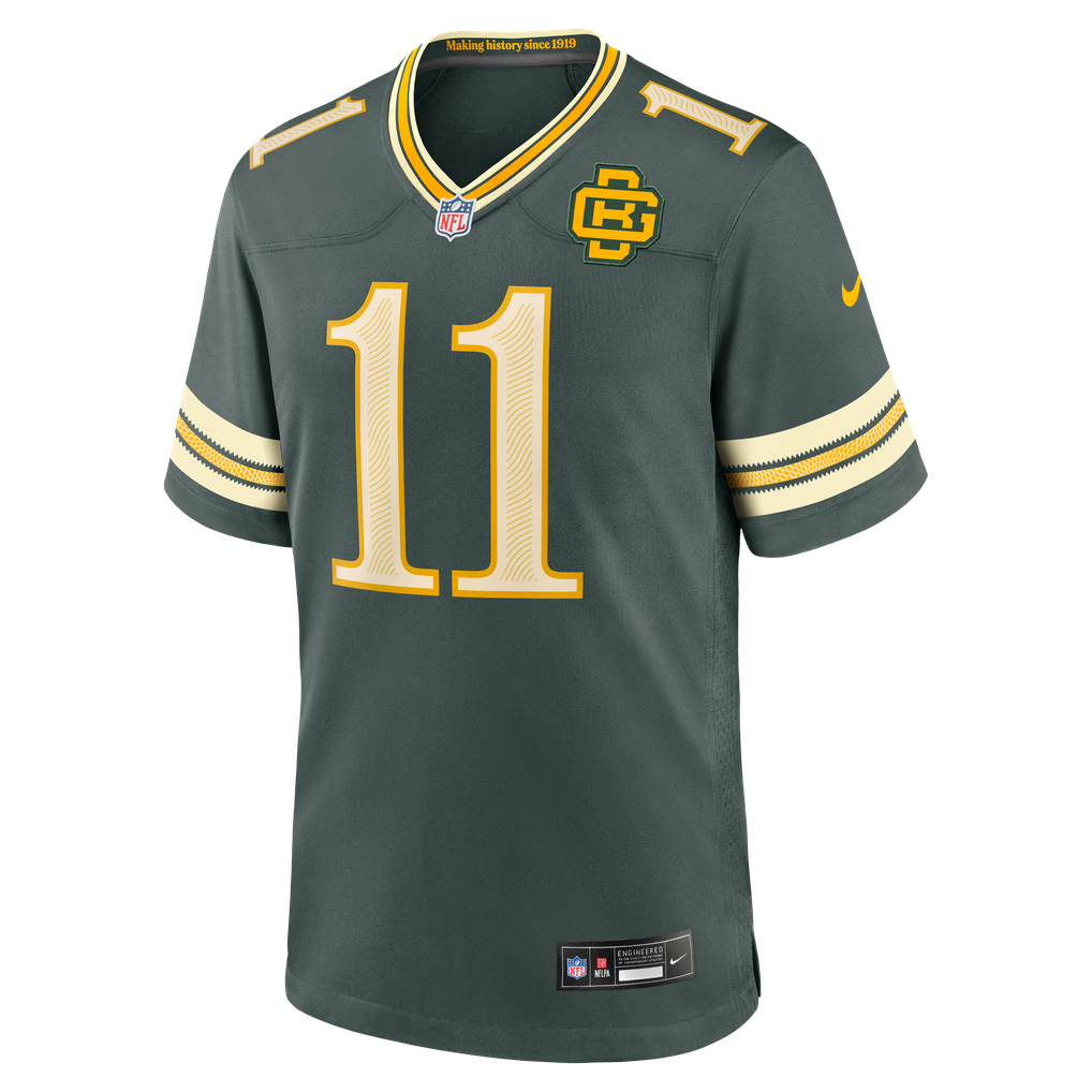 Men's Green Bay Packers Jayden Reed Green 2026 Rivalries Collection Game Jersey
