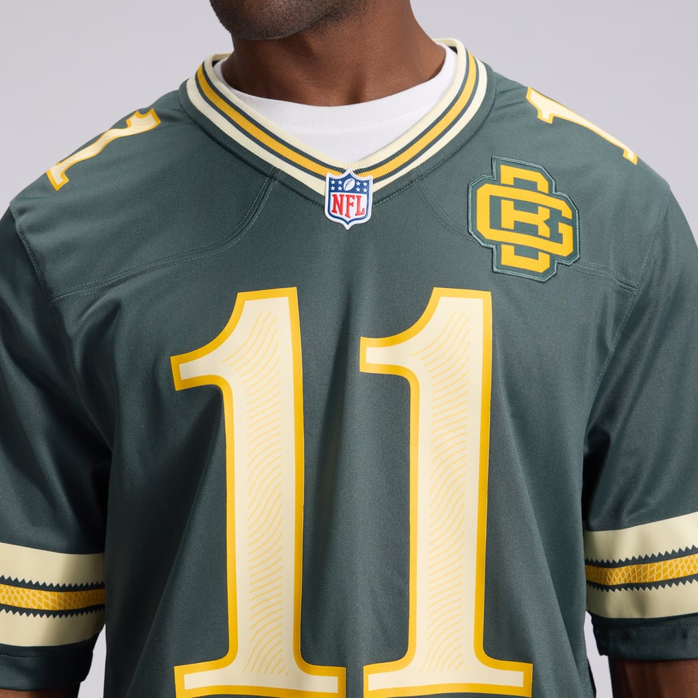 Men's Green Bay Packers Jayden Reed Green 2026 Rivalries Collection Game Jersey