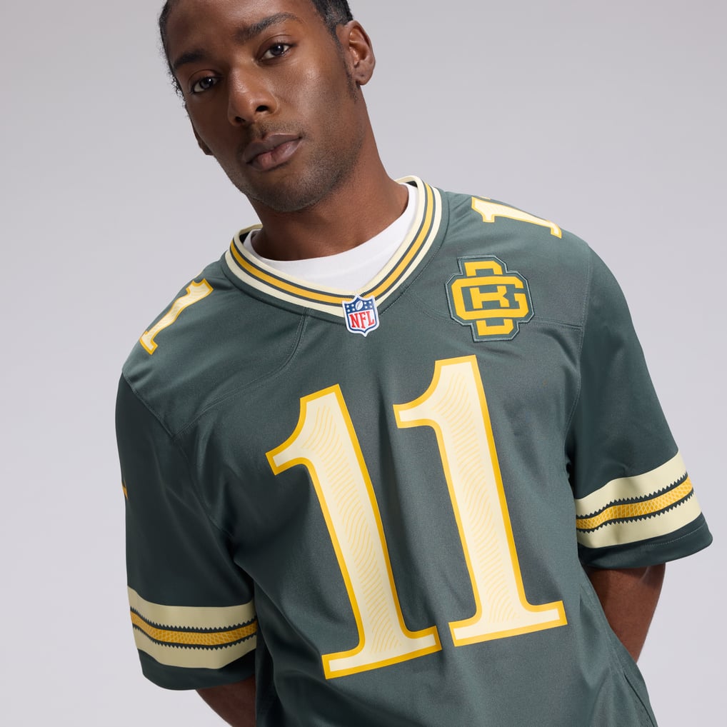 Men's Green Bay Packers Jayden Reed Green 2026 Rivalries Collection Game Jersey
